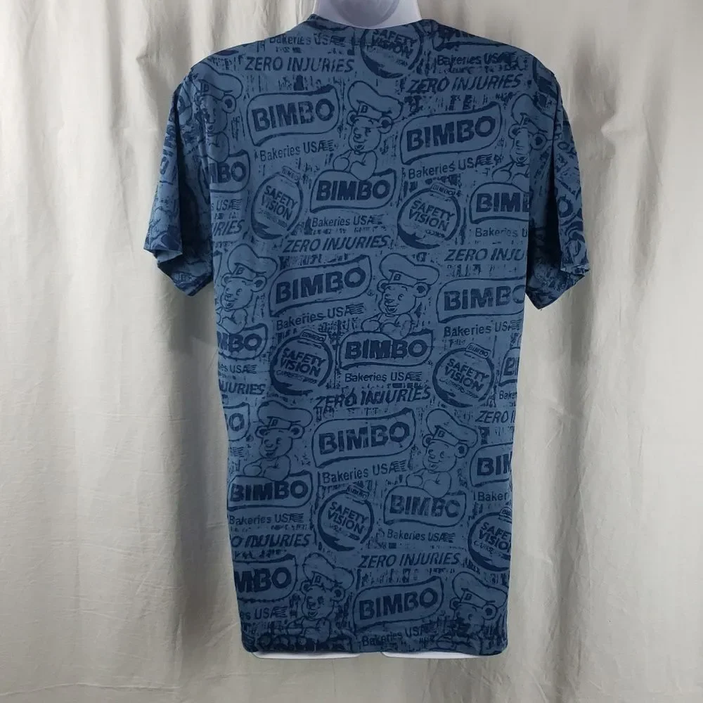 Bimbo Bakery Men's Medium Blue T-Shirt